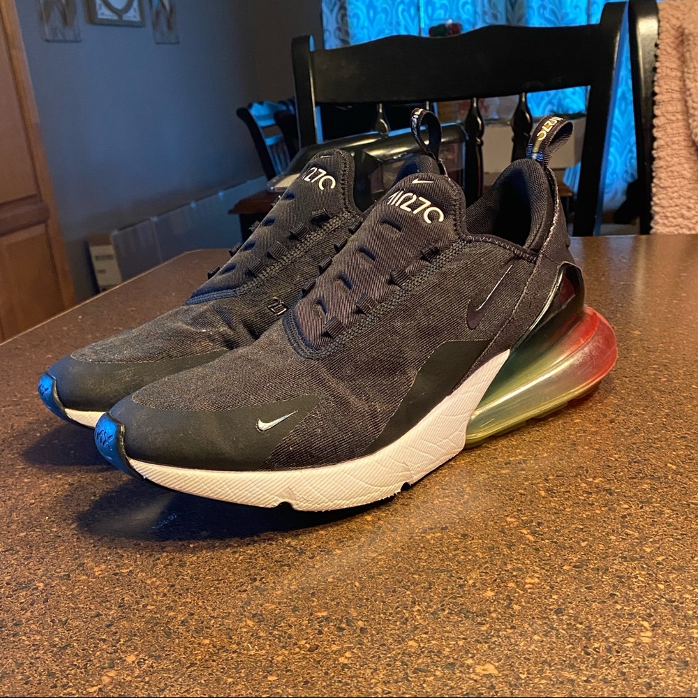 Nike Air Max 270 SE Rainbow Heel Shoes